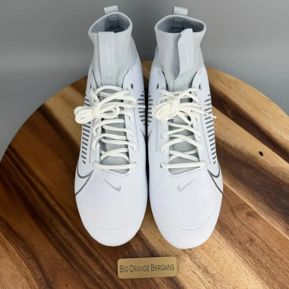Nike Vapor Edge Pro 360 2 White Metallic Silver DA5456-100 Men’s Size 12.5